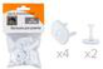 Заглушка для розетки (в упаковке 4заглушки + 2ключа) 3ZDR0402_02, шт