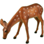 Фигура Косуля маленькая стоячая,43х57 см