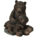 Фигура Медведица с медвежонком,45х39х41 см