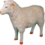 Фигура Овечка большая,65х77 см