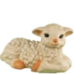 Фигура Овечка лежачая,22х48 см