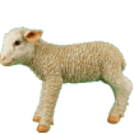 Фигура Овечка стоячая,34х47 см