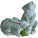 Фигура Зайцы семья,