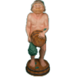 Фигура Банщик,109х45 см