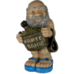Фигура Банщик "Идите в баню",59х32 см