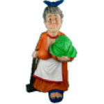 Фигура Дачница с капустой,85х50 см