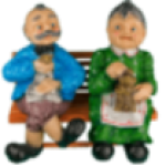 Фигура Дедушка с бабушкой,65х75 см