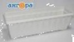 Ящик балконный 11л с дренажной  решетки 705*155*150 мраморный, шт