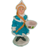 Новогодние фигуры Снегурочка с подарками,81х51 см