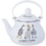 ЧАЙНИК AGNESS  ЭМАЛИРОВАННЫЙ СЕРИЯ "FAMILY FARM" 1,3Л 934-625, шт