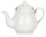 Чайник 1,0 л заварочный, фарфор, белый, 17*22*13см 1/32 чк1000-х, шт