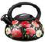 ЧАЙНИК AGNESS "МАКИ" 3,0Л СО СВИСТКОМ 916-049, шт