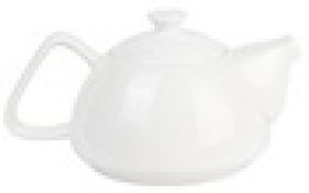 Чайник заварочный 800мл, D=21см, L=13см, H=12см, фарфор, белье тс0718-33, шт