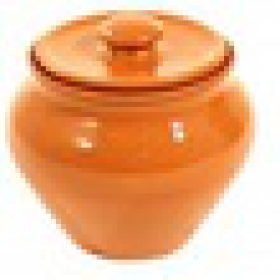 Горшок керам. пищ. 0,5л терракот. ГП 0,5, шт