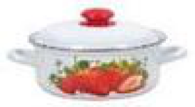 Кастрюля эм. 2,0л. цилиндр.низкая СОЧНАЯ КЛУБНИКА 1510АП2/4 (Лысьва) 1/4, шт