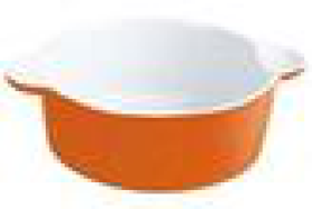 Форма керам Appetite круг 16*12,5*5см оранж HJ082/OR хж082ор, шт