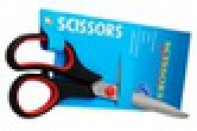 Ножницы 24 см из нерж. стали   1/2  нож24-х, шт