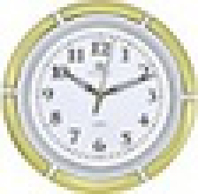 Часы настенные Atlantis GD-8304B 27x27x4 см золото, шт