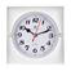 Часы настенные Atlantis TLD-5990 15,5*15,5*3,9см бел 5990б, шт