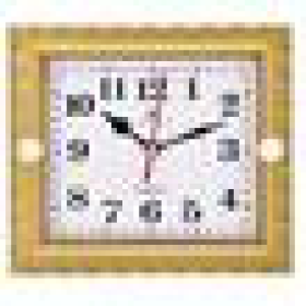 Часы настенные Atlantis TLD-5995 14,5*16,5*3,6см золото 5995з, шт