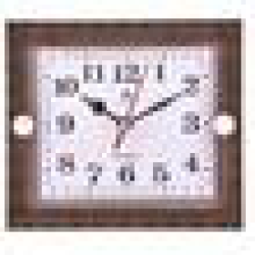 Часы настенные Atlantis TLD-5995 14,5*16,5*3,6см корич 5995к, шт