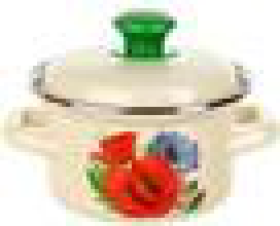 Кастрюля эм. цилиндр.  1,0л  с/д слоновый 42304-072/6сл  1/12, шт