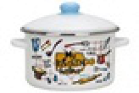 "ДОМАШНЯЯ КУХНЯ" Кастрюля эм. цилиндр. 2,0л 01-1610/4  1/4, шт