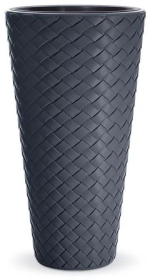 DPMT400-S433 Кашпо MATUBA SLIM - ANTRACYTOWY (d - 40 h - 78 v - 18/57)