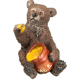 Фигура Медвеженок с медом,50х38 см