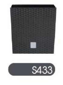 DRTS325L-S433 Кашпо Rato Low - ANTRACYTOWY