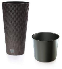 DRTUS200-440U Кашпо Rato Tubus - UMBRA (d - 20, h - 38,1  v - 4/8)