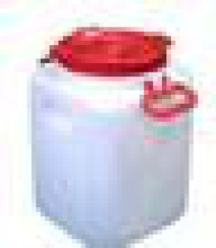Бочка 30л ДАЧНАЯ квадратная (белая) 10193061, шт