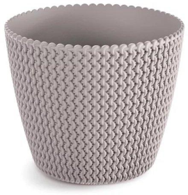 DSP350-7529 Кашпо  SPLOFY мокко Диаметр: 34,1 смВысота: 28,9 смОбъем: 18,6 л