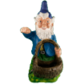 Фигура Гном с корзиной без фонаря,78х34 см