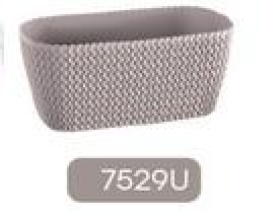 DSPС300-7529U Кашпо  SPLOFY (misa)  mocca Длина: 29,7 смШирина: 14,5 смВысота: 13,3 смОбъем: 4 л