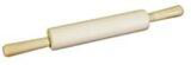 Скалка дерево БЕРЕЗА с крутящейся ручкой 4116  1/10, шт