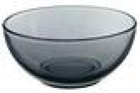 ДЫМЧАТОЕ СТЕКЛО Салатник 20см BASILICO GREY 62532  1/6, шт