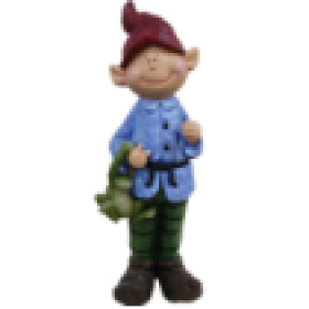 Фигура Эльф с лягушкой,65х21 см