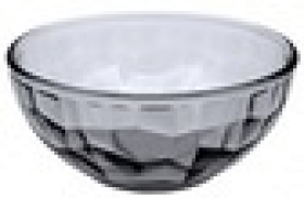 ДЫМЧАТОЕ СТЕКЛО Салатник стекл 13см BLACK DIAMOND, шт