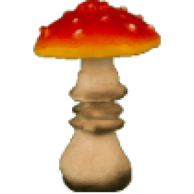 Фигура Мухомор маленький,20х14 см