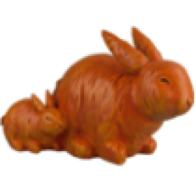 Декор Морковные зайцы,24х30 см