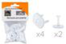 Заглушка для розетки (в упаковке 4заглушки + 2ключа) 3ZDR0402_02, шт