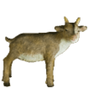 Фигура Козлик коричневый маленький,49х44 см