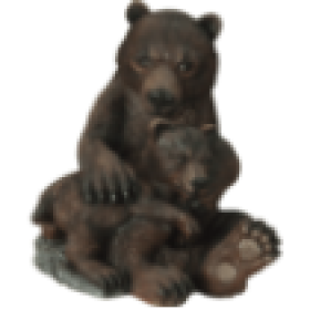 Фигура Медведица с медвежонком,45х39х41 см