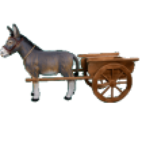 Фигура Ослик без телеги,98х100 см