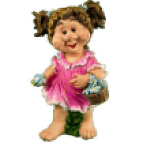 Фигура Девочка с корзиной цветов,60х36 см