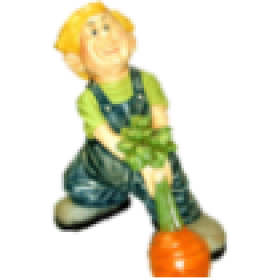 Фигура Мальчик с морковью,65х60 см