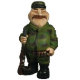 Фигура Охотник с ружьем,63х35х23