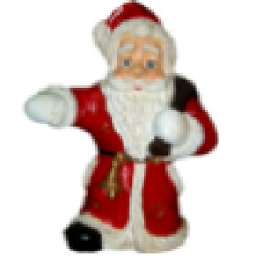 Новогодние фигуры Санта - Клаус средний (без фонаря),41х29 см