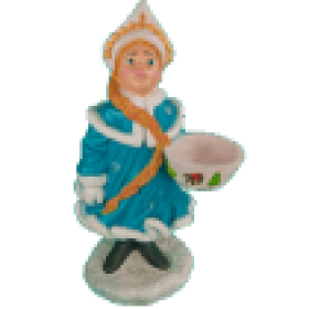 Новогодние фигуры Снегурочка с подарками,81х51 см